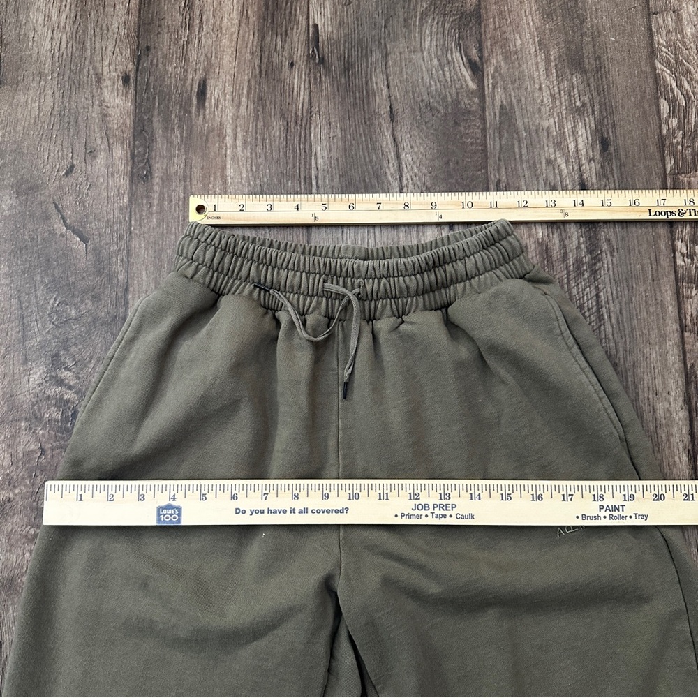Arminta 100% Cotton Sporty Sweatpants Women’s Size M Green - Picture 7 of 9
